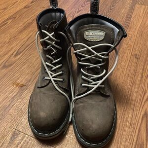 Dr. Martens Dark Brown Work Boots